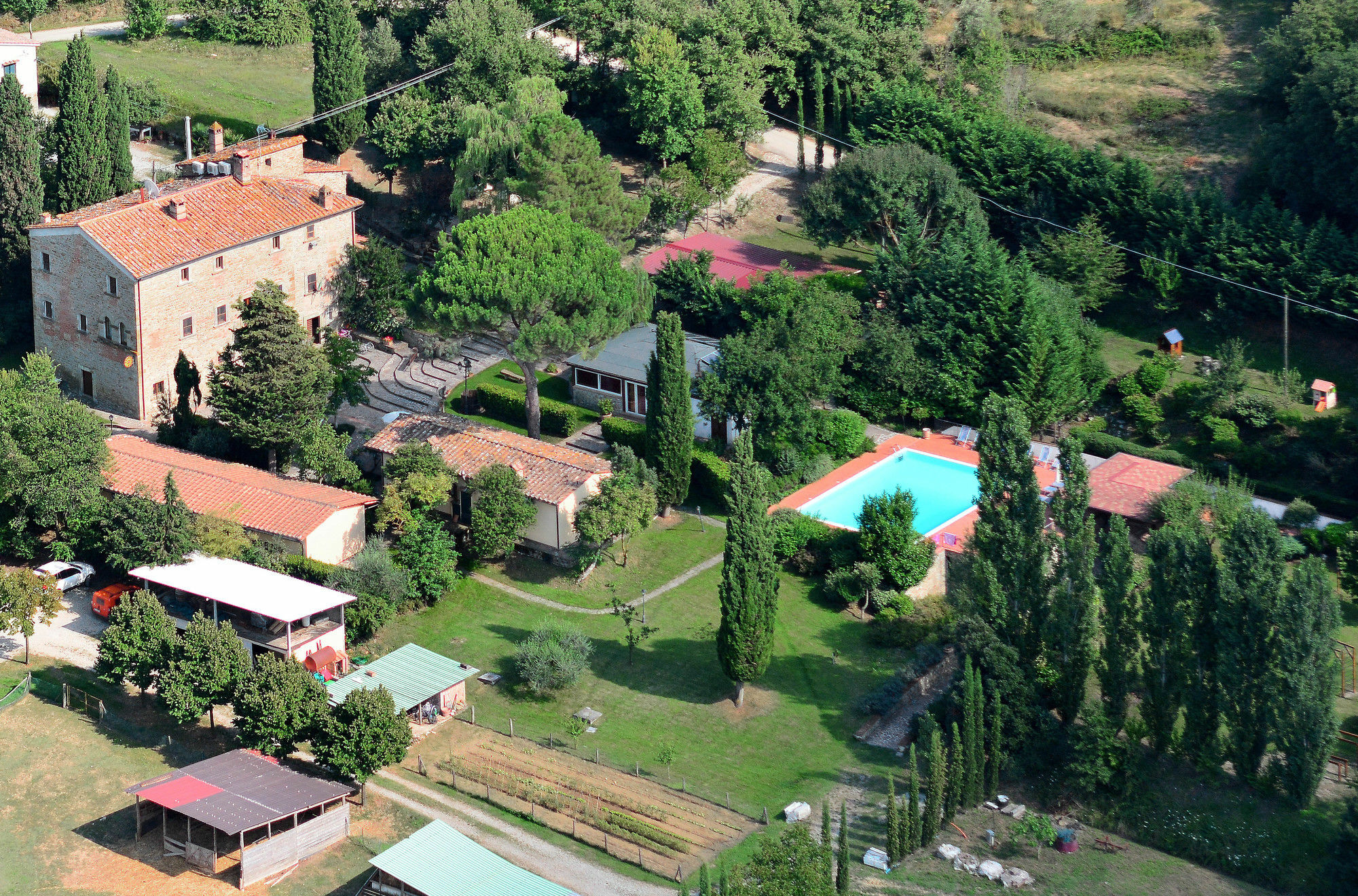 Agriturismo Parco Fiorito Villa Cortona Buitenkant foto